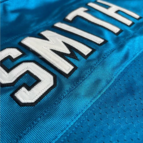Steve Smith Carolina Panthers Authentic Reebok Jersey, Blue, Size 60, RARE!